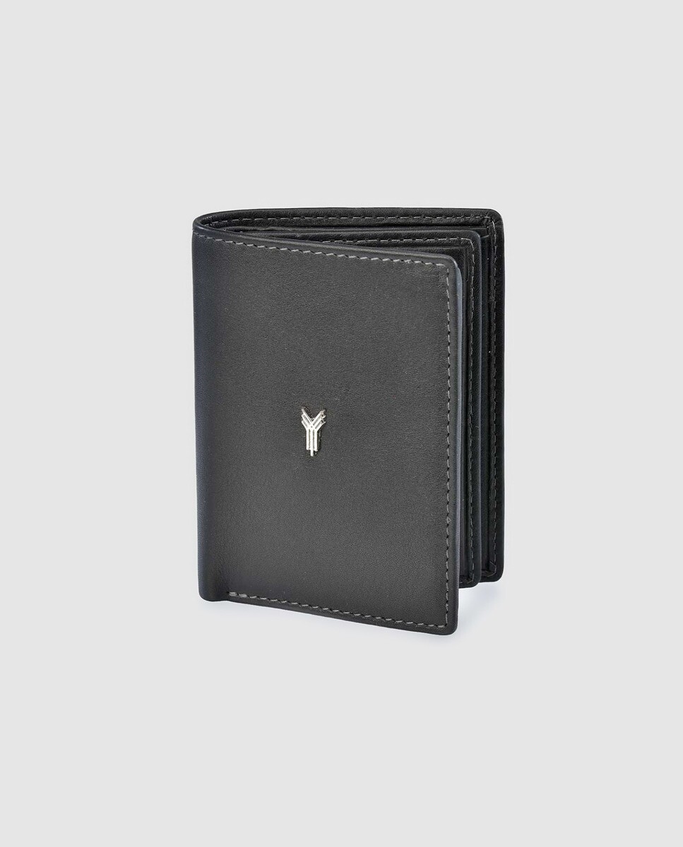 Мужской черный кожаный кошелек Yanko, черный
Мужской черный кожаный кошелек Yanko, черный