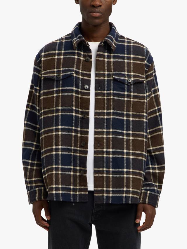 Pablo Tartan Check Shacket Selected, Dark Brown
Pablo Tartan Check Shacket Selected, Dark Brown