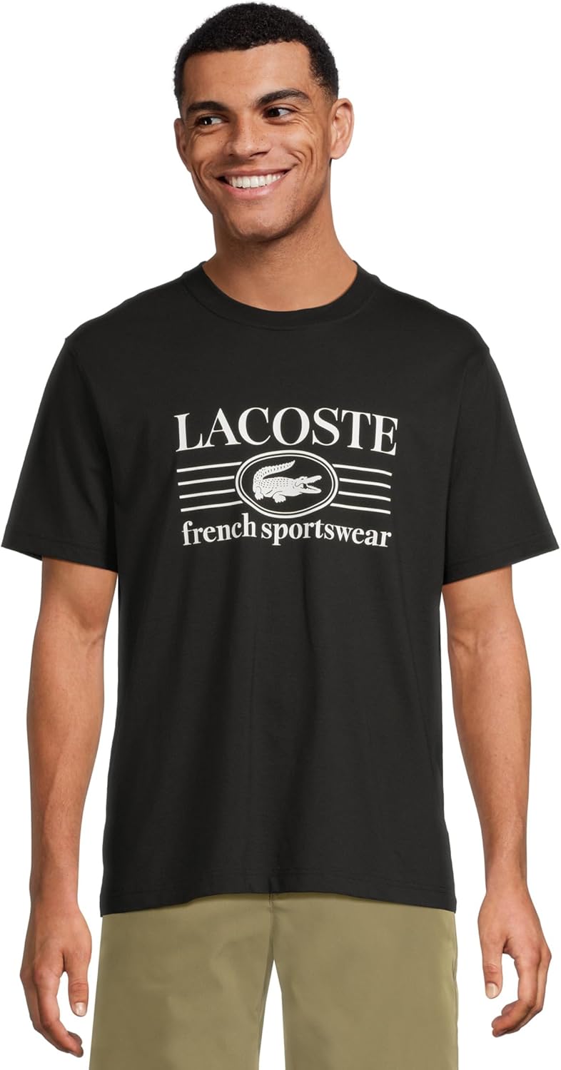 Мужская футболка Lacoste Classic Fit с круглым вырезом и коротким рукавом, фирменная, Black, Черный, Мужская футболка Lacoste Classic Fit с круглым вырезом и коротким рукавом, фирменная, Black
Мужская футболка Lacoste Classic Fit с круглым вырезом и коротким рукавом, фирменная, Black, Черный, Мужская футболка Lacoste Classic Fit с круглым вырезом и коротким рукавом, фирменная, Black