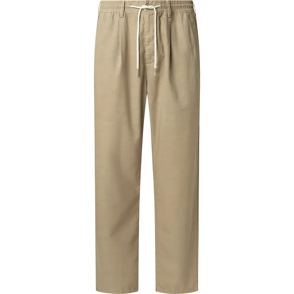 Брюки Pepe Jeans Relaxed Pull On Pleated Performance, бежевый 
Брюки Pepe Jeans Relaxed Pull On Pleated Performance, бежевый