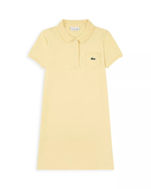 Детское платье пике для девочек - для детей постарше Lacoste, желтый
Детское платье пике для девочек - для детей постарше Lacoste, желтый