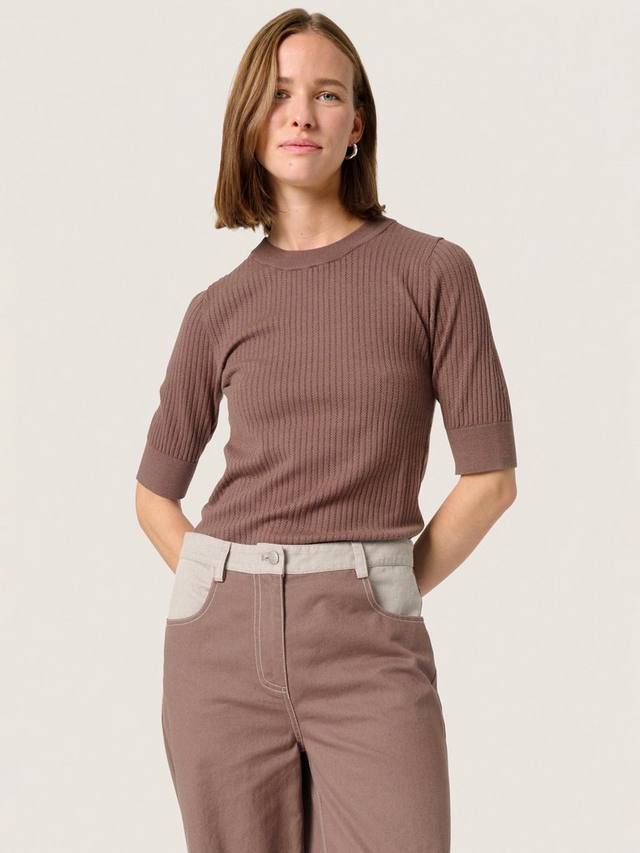 Джемпер из спицевого трикотажа Soaked In Luxury, коричневый
Джемпер из спицевого трикотажа Soaked In Luxury, коричневый