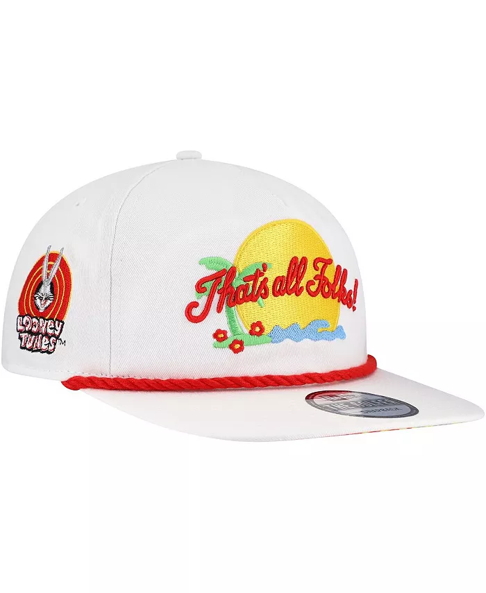 Мужская белая регулируемая бейсболка Looney Tunes Golfer New Era
Мужская белая регулируемая бейсболка Looney Tunes Golfer New Era