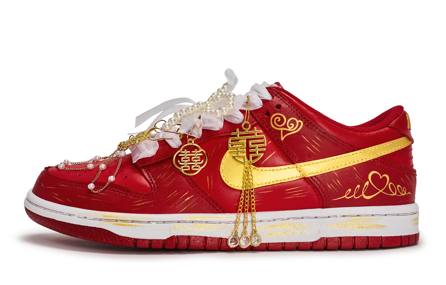 Dunk 811 Manufacturing, Lucky Joy устойчивые к истиранию низкие кроссовки для скейтбординга унисекс белый золотой Nike, красный белый золотой
Dunk 811 Manufacturing, Lucky Joy устойчивые к истиранию низкие кроссовки для скейтбординга унисекс белый золотой Nike, красный белый золотой