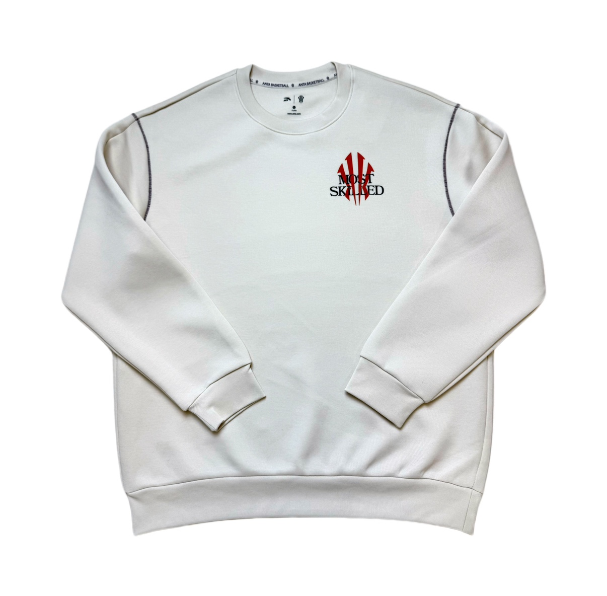 ANTA Свитшот мужской цвета слоновой кости Ivory White
ANTA Свитшот мужской цвета слоновой кости Ivory White