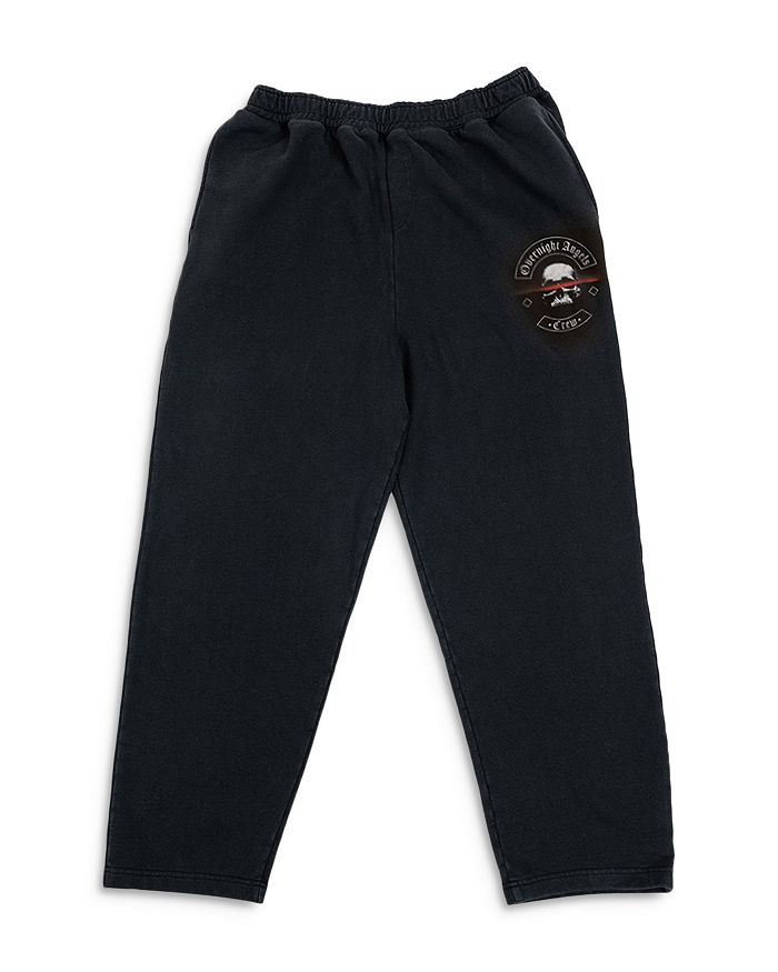 Графические брюки-джоггеры Overnight Angels Crew, черный
Графические брюки-джоггеры Overnight Angels Crew, черный