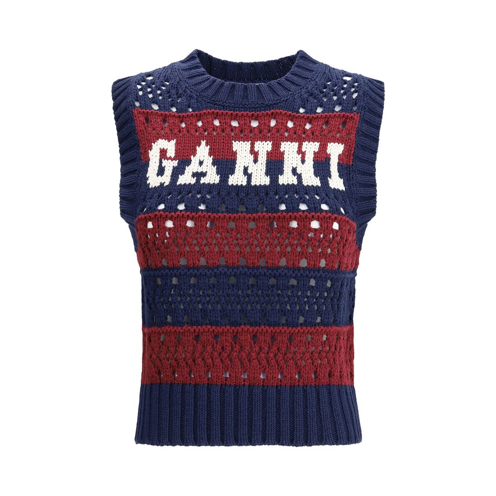 Полосатый жилет Ganni, Blue
Полосатый жилет Ganni, Blue