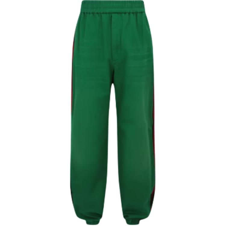 Военные хлопковые брюки drill GUCCI, зеленый
Военные хлопковые брюки drill GUCCI, зеленый