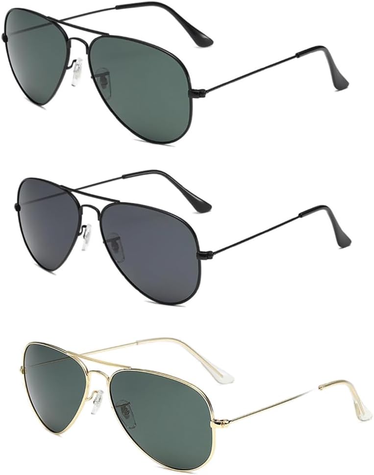 Солнцезащитные очки для женщин и мужчин, поляризованные, квадратные солнцезащитные очки для женщин, защита от УФ-излучения, металлическая оправа Generic, Black Frame Dark Green/Black Frame Black Lens/Gold Frame Green Lenses
Солнцезащитные очки для женщин и мужчин, поляризованные, квадратные солнцезащитные очки для женщин, защита от УФ-излучения, металлическая оправа Generic, Black Frame Dark Green/Black Frame Black Lens/Gold Frame Green Lenses