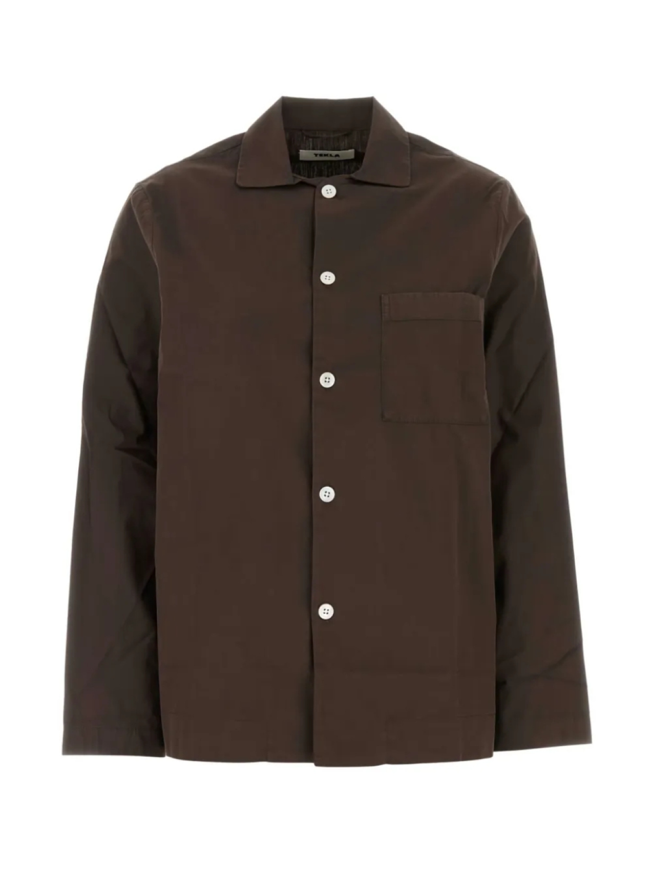 Верх пижамы из поплина TEKLA, коричневый
Верх пижамы из поплина TEKLA, коричневый