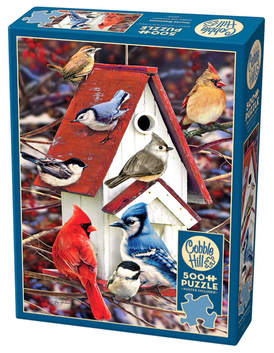 Пазл Зимний скворечник, 500 шт. Cobble Hill
Пазл Зимний скворечник, 500 шт. Cobble Hill