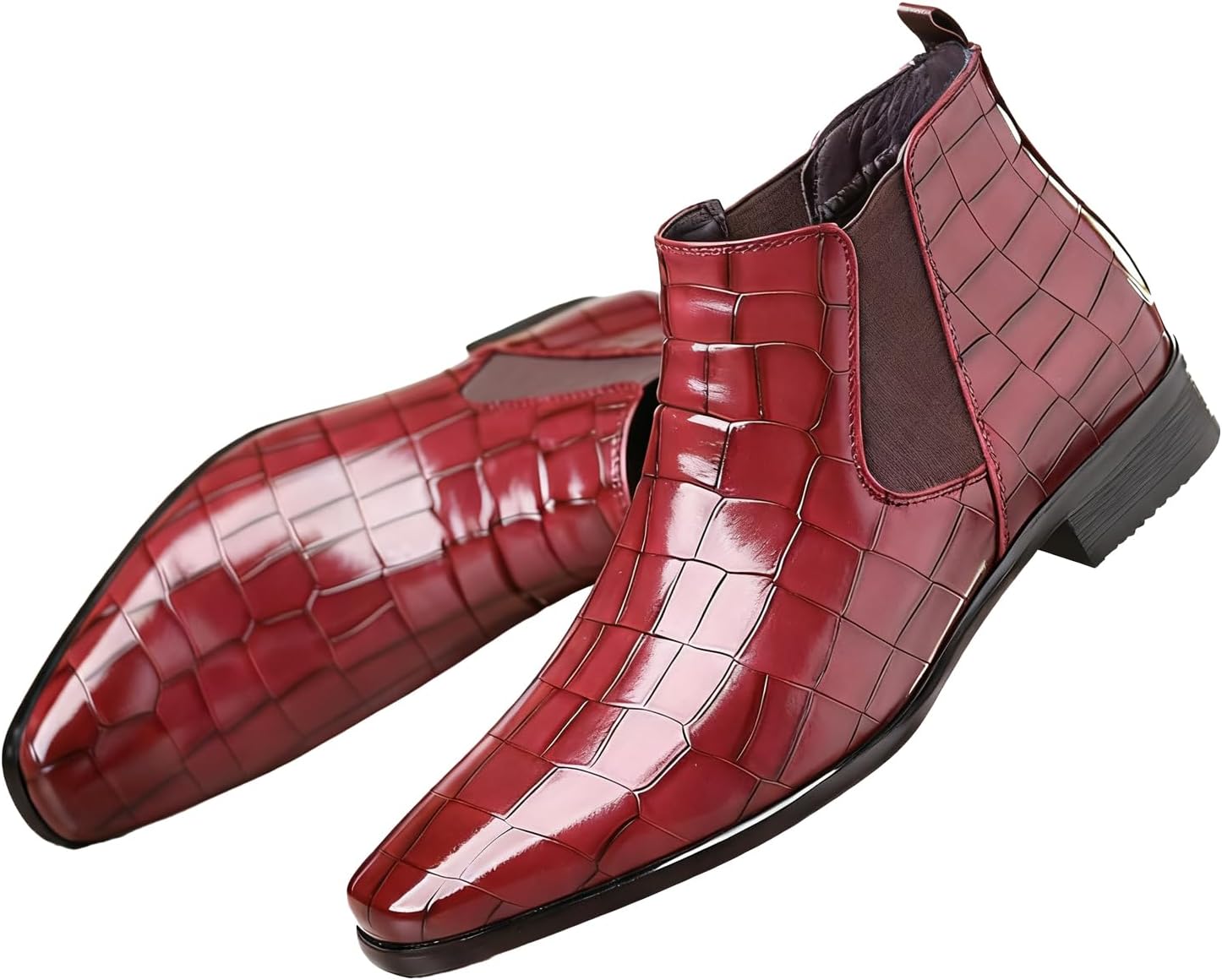 Модные мужские челси-ботинки из кожи с принтом, заостренный носок, без шнуровки, низкий массивный каблук, ретро стиль, деловые ботинки-чакка до щиколотки для официальных мероприятий, свадеб, вечеринок и повседневной работы Enoegmsd, красный
Модные мужские челси-ботинки из кожи с принтом, заостренный носок, без шнуровки, низкий массивный каблук, ретро стиль, деловые ботинки-чакка до щиколотки для официальных мероприятий, свадеб, вечеринок и повседневной работы Enoegmsd, красный