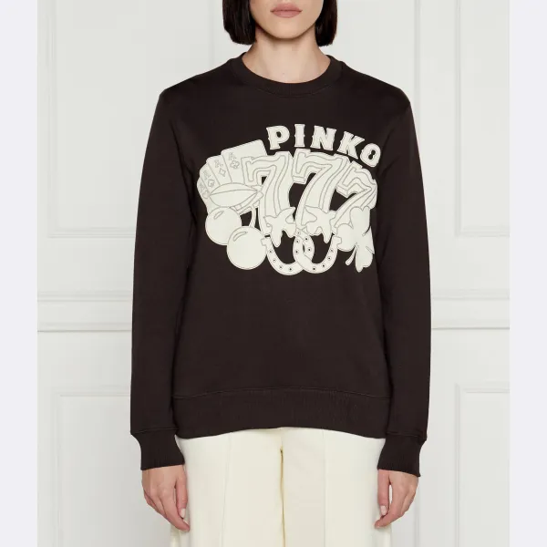 Толстовка обычного кроя Pinko, коричневый
Толстовка обычного кроя Pinko, коричневый