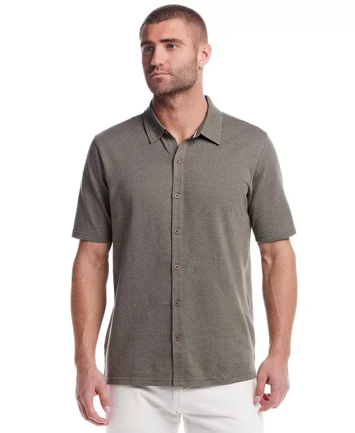 Мужская рубашка с коротким рукавом из твила на пуговицах Weatherproof Vintage, зеленый
Мужская рубашка с коротким рукавом из твила на пуговицах Weatherproof Vintage, зеленый