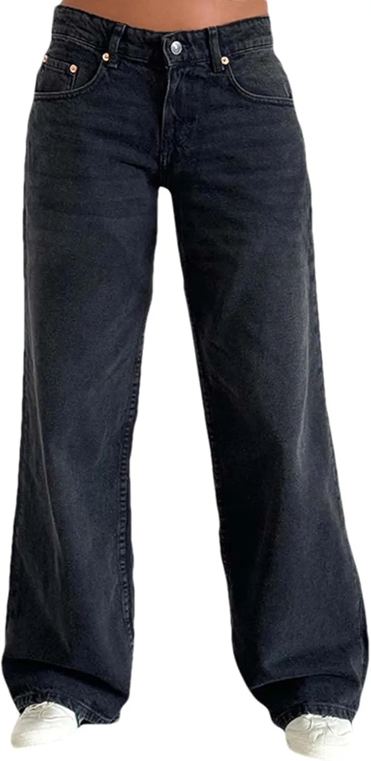 Женские джинсы High Rise Wide Leg с эффектом Vintage, Relaxed Fit Hndudnff
Женские джинсы High Rise Wide Leg с эффектом Vintage, Relaxed Fit Hndudnff