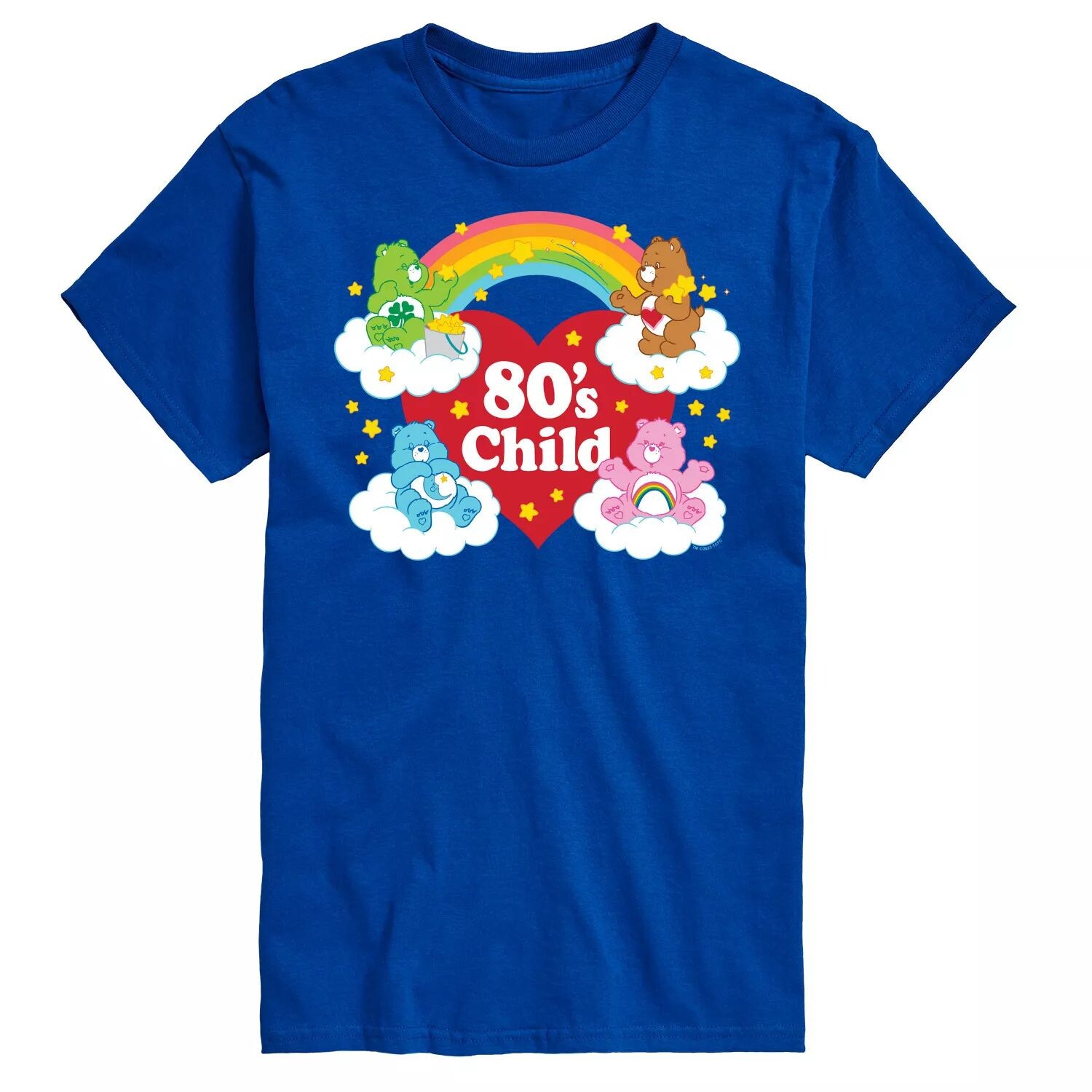 Детская футболка с рисунком Big & Tall Care Bears в стиле 80-х годов Licensed Character, синий
Детская футболка с рисунком Big & Tall Care Bears в стиле 80-х годов Licensed Character, синий