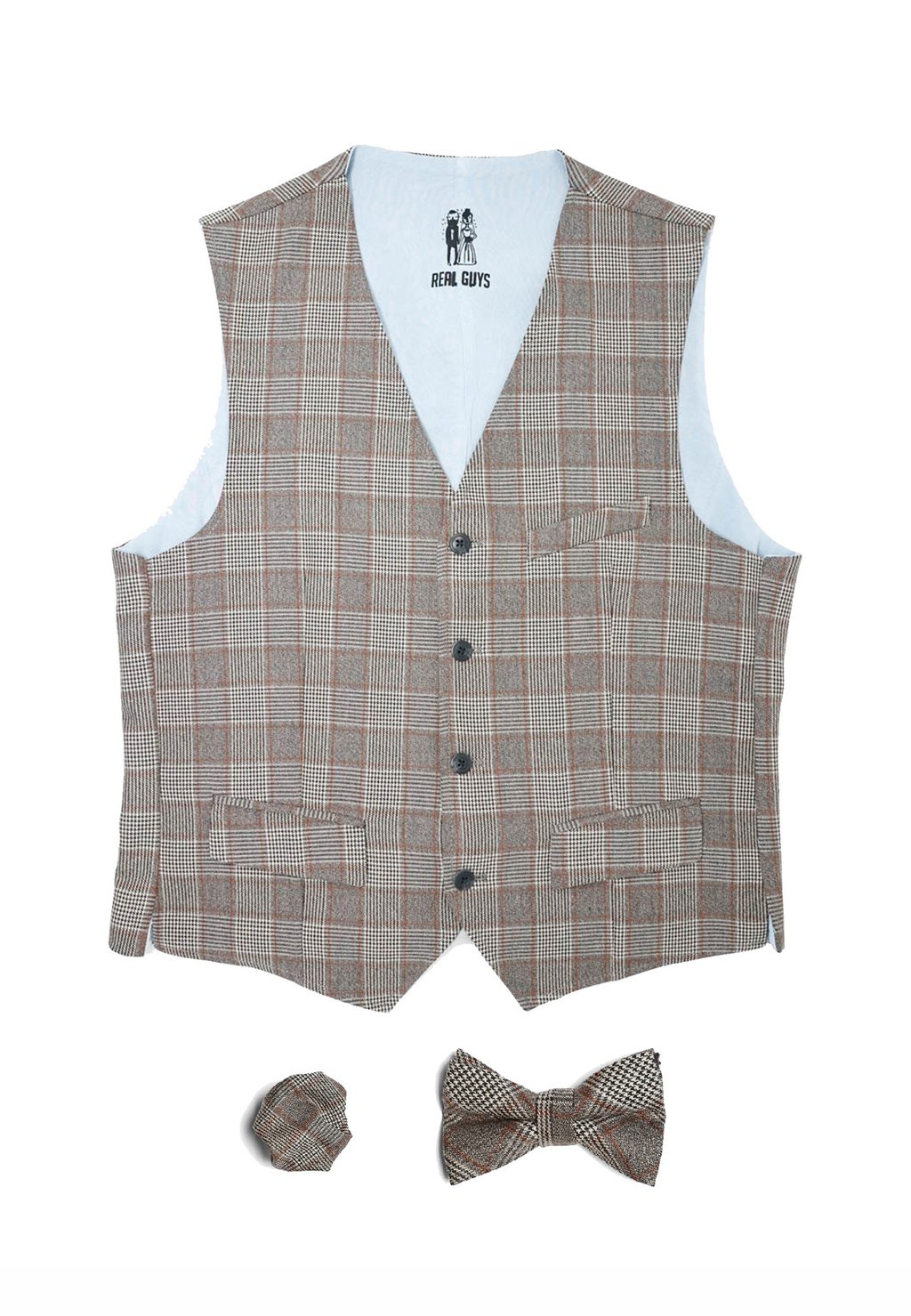 Костюмный жилет SET REAL GUYS by J.PLOENES, бежевый 
Костюмный жилет SET REAL GUYS by J.PLOENES, бежевый