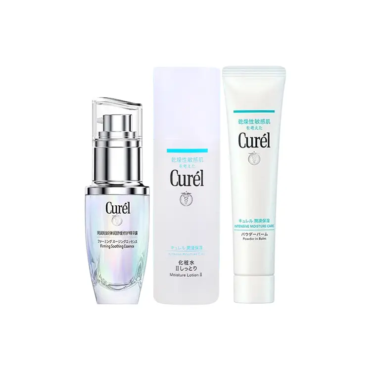 KERUN увлажняющий, питающий, успокаивающий набор для ухода за кожей освежающий и увлажняющий 34г+25мл+150мл Curél
KERUN увлажняющий, питающий, успокаивающий набор для ухода за кожей освежающий и увлажняющий 34г+25мл+150мл Curél