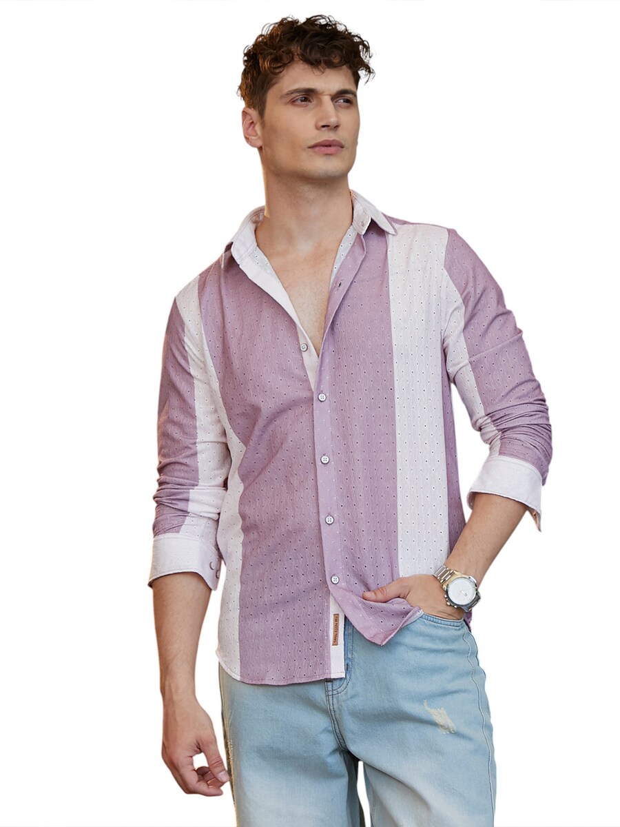 Рубашка на пуговицах классического кроя Campus Sutra Sasha, лиловый
Рубашка на пуговицах классического кроя Campus Sutra Sasha, лиловый