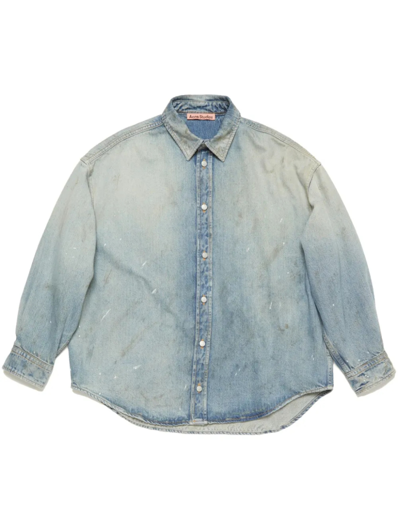 Рубашка джинсовая на пуговицах Acne Studios, синий
Рубашка джинсовая на пуговицах Acne Studios, синий