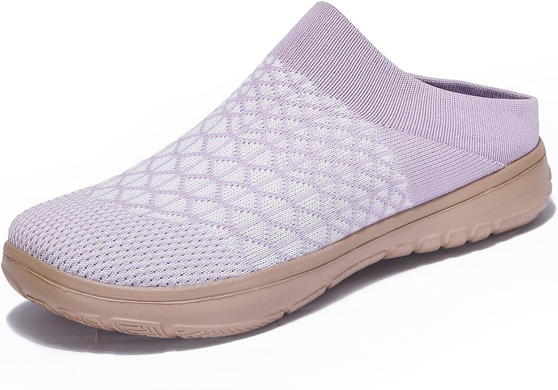 Легкие сабо с мягкой подошвой для женщин и мужчин - дышащий вязаный верх, мягкая амортизирующая подошва, удобные для дома и улицы Stuweki, белый/фиолетовый
Легкие сабо с мягкой подошвой для женщин и мужчин - дышащий вязаный верх, мягкая амортизирующая подошва, удобные для дома и улицы Stuweki, белый/фиолетовый