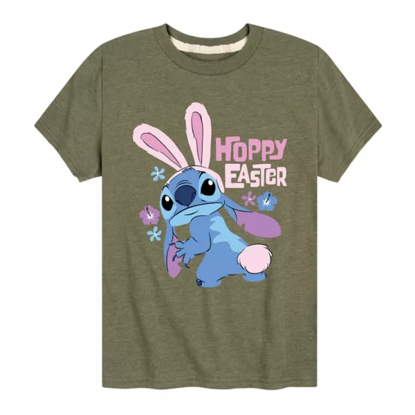 Футболка с пасхальным принтом «Лило и Стич» для мальчиков 8-20 лет Disney, зеленый 
Футболка с пасхальным принтом «Лило и Стич» для мальчиков 8-20 лет Disney, зеленый