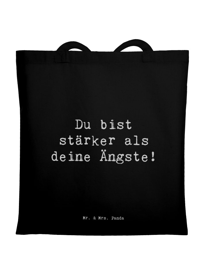 Сумка Mr. & Mrs. Panda Tragetasche Spruch Angst überwinden mit Spruch, черный
Сумка Mr. & Mrs. Panda Tragetasche Spruch Angst überwinden mit Spruch, черный