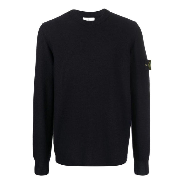 Свитер logo patch sleeved crewneck sweatshirt 'black' Stone Island, черный 
Свитер logo patch sleeved crewneck sweatshirt 'black' Stone Island, черный