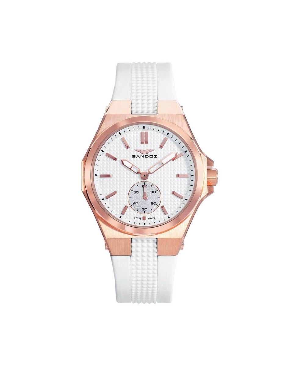 Женские часы на силиконовом ремешке коллекция Caractere Sandoz, белый
Женские часы на силиконовом ремешке коллекция Caractere Sandoz, белый