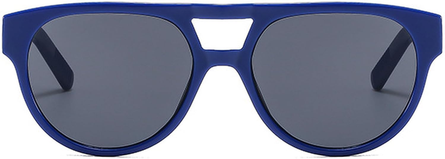 Ретро женские овальные солнцезащитные очки с двойной перемычкой, пилотские солнцезащитные очки для мужчин, модные очки с защитой от УФ-излучения UV400 mincl, Blue Gray
Ретро женские овальные солнцезащитные очки с двойной перемычкой, пилотские солнцезащитные очки для мужчин, модные очки с защитой от УФ-излучения UV400 mincl, Blue Gray