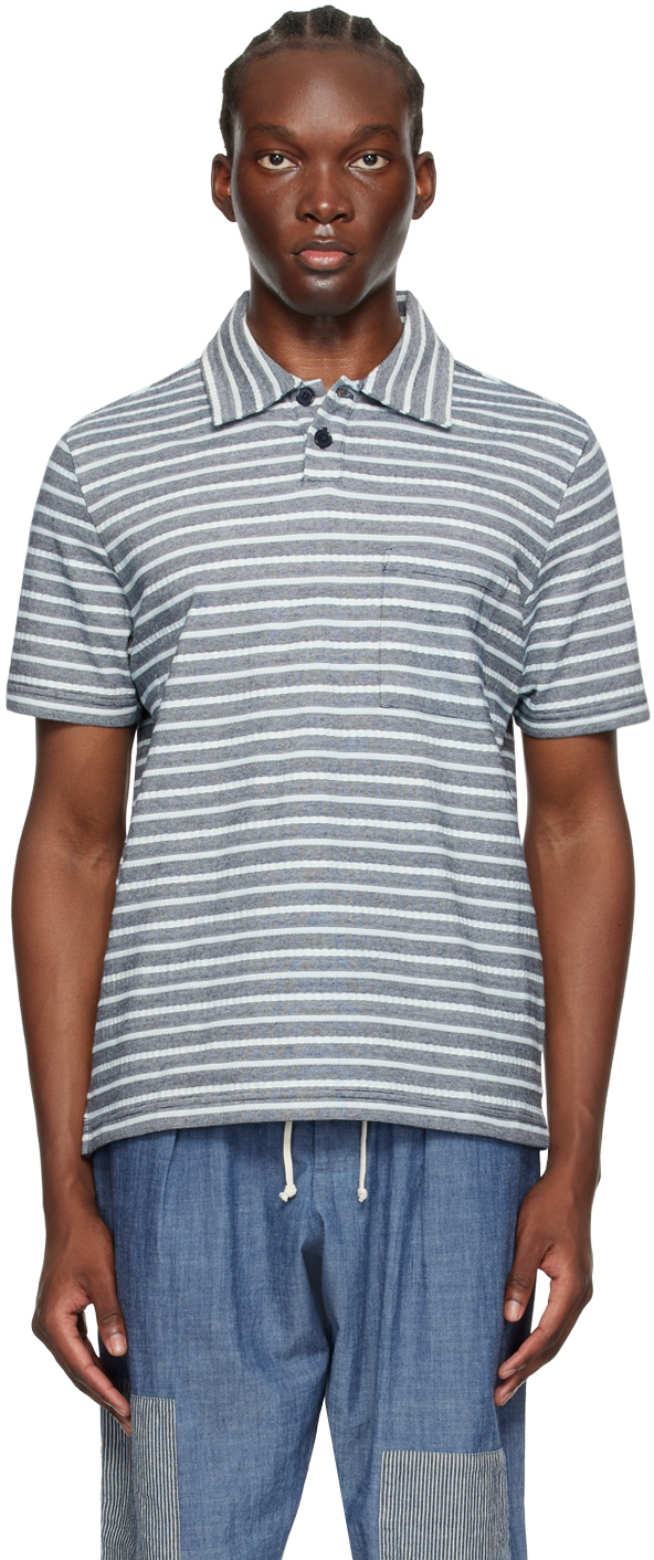 Синее поло Newlyn Universal Works
Синее поло Newlyn Universal Works