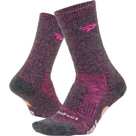 Носок Woolie Boolie 6 дюймов DeFeet, цвет Gravel Grey/Neon Pink
Носок Woolie Boolie 6 дюймов DeFeet, цвет Gravel Grey/Neon Pink