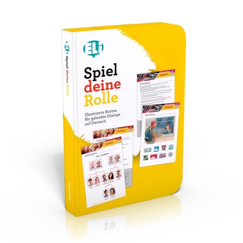 Языковая игра Немецкий Spiel deine Rolle - ролевая забава - разговорные карточки Eli
Языковая игра Немецкий Spiel deine Rolle - ролевая забава - разговорные карточки Eli