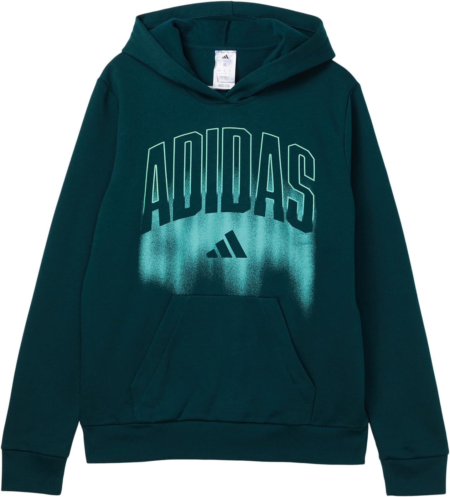 Мужской флисовый пуловер с капюшоном и рисунком adidas Kids, Dark Green
Мужской флисовый пуловер с капюшоном и рисунком adidas Kids, Dark Green
