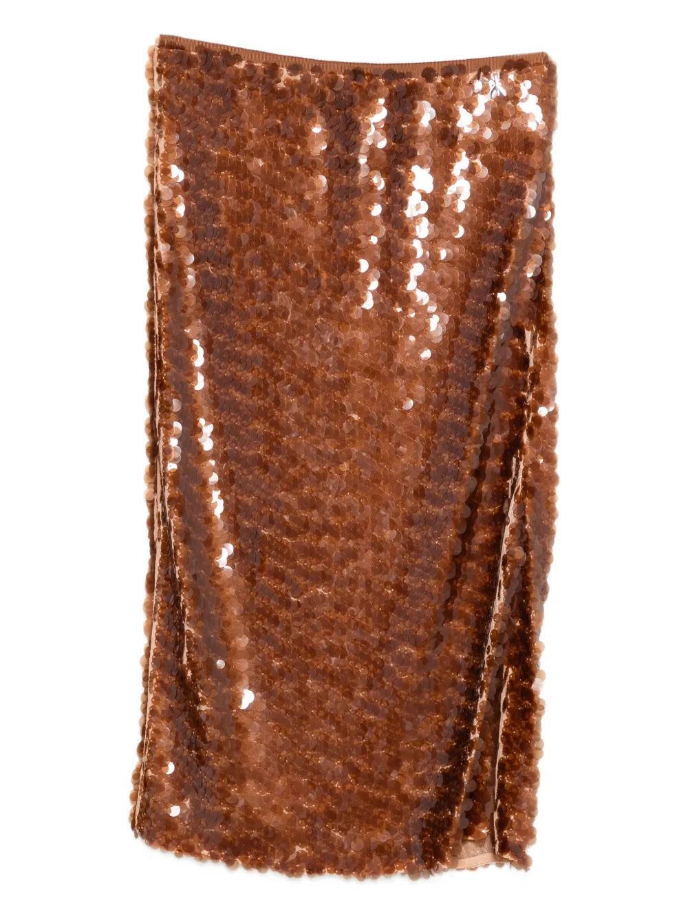 Юбка, украшенная пайетками Patrizia Pepe, оранжевый
Юбка, украшенная пайетками Patrizia Pepe, оранжевый