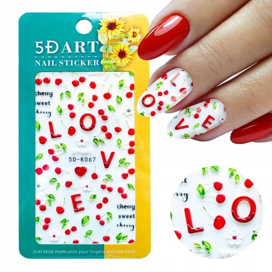 5D наклейки для украшения ногтей с вишневым узором K067, Frezarkowo, Серый, 5D наклейки для украшения ногтей с вишневым узором K067, Frezarkowo
5D наклейки для украшения ногтей с вишневым узором K067, Frezarkowo, Серый, 5D наклейки для украшения ногтей с вишневым узором K067, Frezarkowo