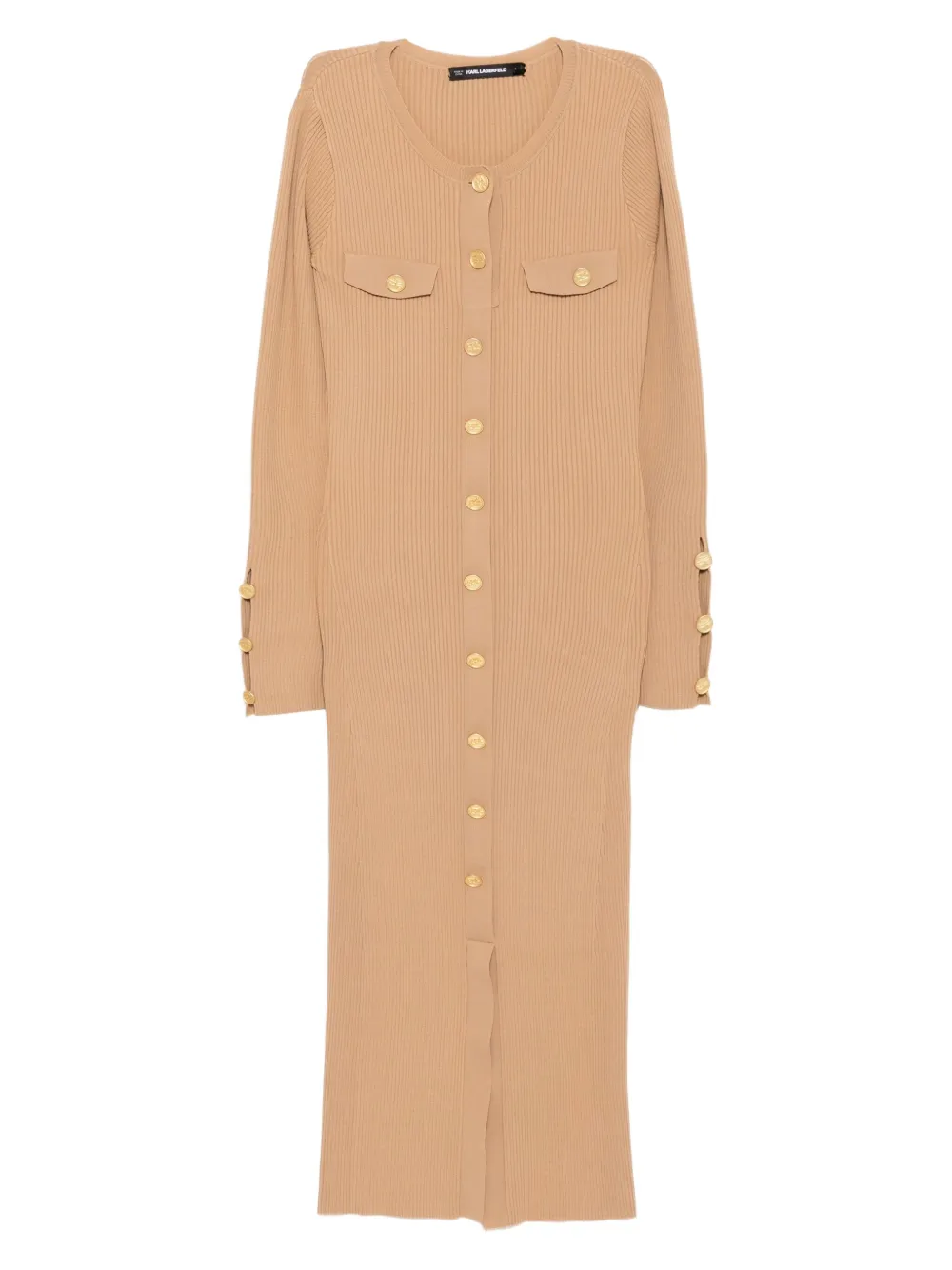 Макси-платье из ребристой вязки KARL LAGERFELD, коричневый
Макси-платье из ребристой вязки KARL LAGERFELD, коричневый
