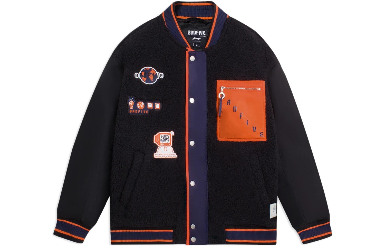 Badfive Куртка Мужская Черная Lining, черный
Badfive Куртка Мужская Черная Lining, черный