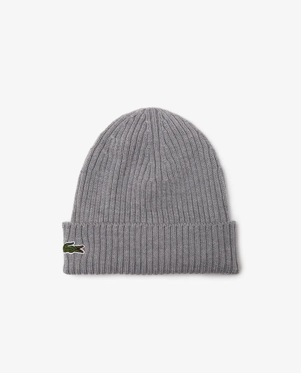 Вязаная шапка унисекс из мягкой шерсти Lacoste, светло-серый
Вязаная шапка унисекс из мягкой шерсти Lacoste, светло-серый