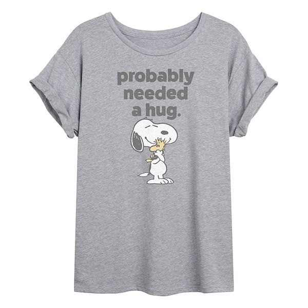 Футболка оверсайз Juniors Peanuts Snoopy & Woodstock Probably Needed a Hug Licensed Character, Heather Gray
Футболка оверсайз Juniors Peanuts Snoopy & Woodstock Probably Needed a Hug Licensed Character, Heather Gray