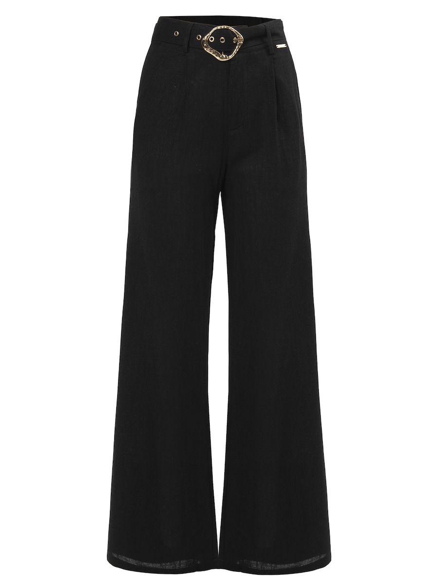 Свободные брюки со складками спереди Influencer, черный
Свободные брюки со складками спереди Influencer, черный