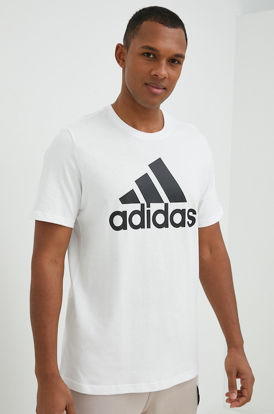 Футболка хлопковая Essentials Adidas, белый
Футболка хлопковая Essentials Adidas, белый