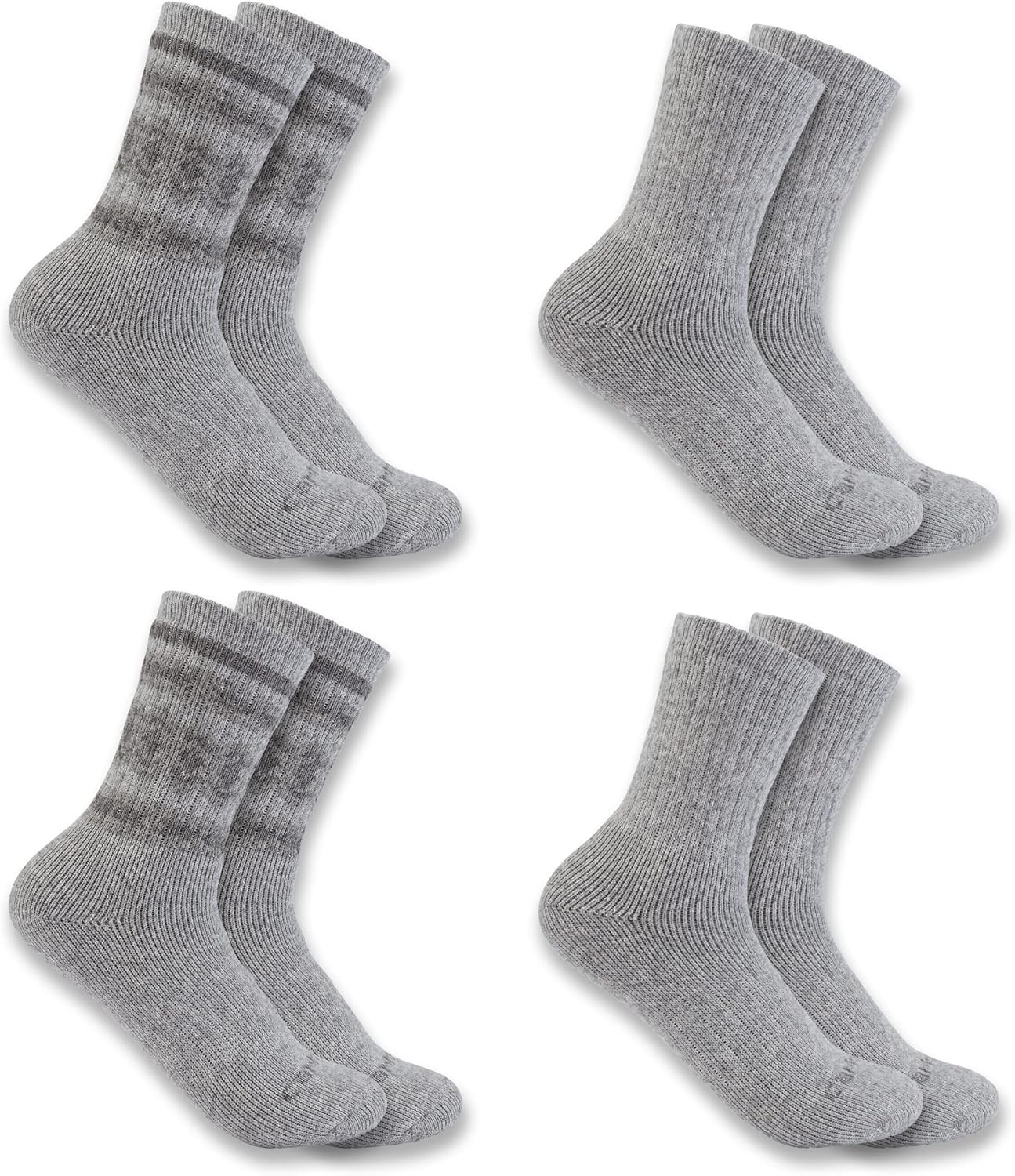 Carhartt Women's SC5544W женские утепленные носки из смеси синтетики и шерсти, 4 пары, Assorted 1 Grey
Carhartt Women's SC5544W женские утепленные носки из смеси синтетики и шерсти, 4 пары, Assorted 1 Grey