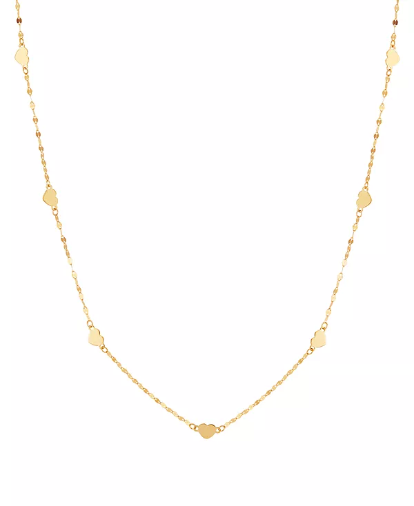 Ожерелье-Ошейник Heart Station длиной 18 дюймов из 14-каратного золота Macy'S, gold
Ожерелье-Ошейник Heart Station длиной 18 дюймов из 14-каратного золота Macy'S, gold