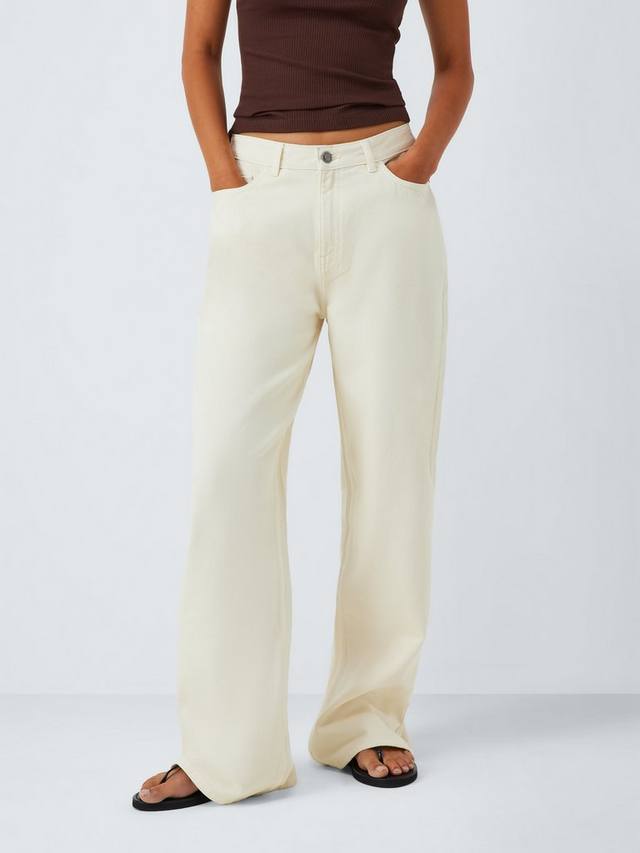 Джинсы с завышенной талией и широкими штанинами John Lewis ANYDAY, Ecru
Джинсы с завышенной талией и широкими штанинами John Lewis ANYDAY, Ecru