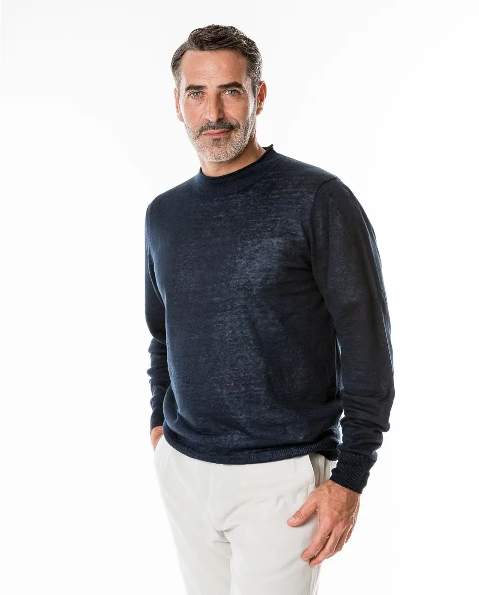 Мужской темно-синий свитер с круглым вырезом Wickett Jones, тёмно-синий
Мужской темно-синий свитер с круглым вырезом Wickett Jones, тёмно-синий