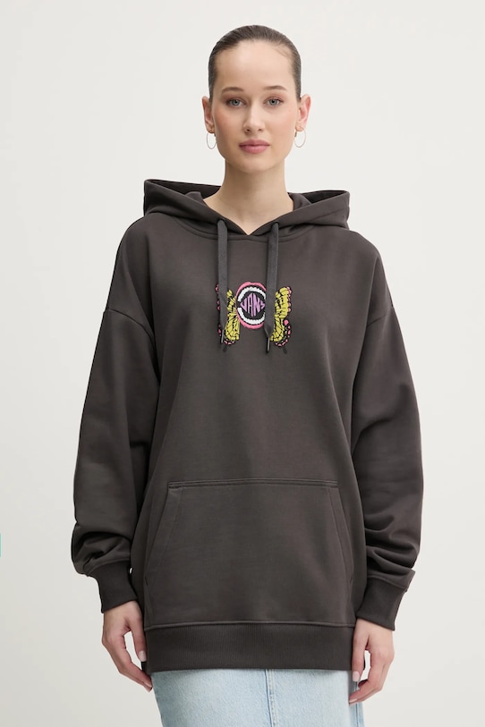 Хлопковая толстовка Vans, коричневый
Хлопковая толстовка Vans, коричневый