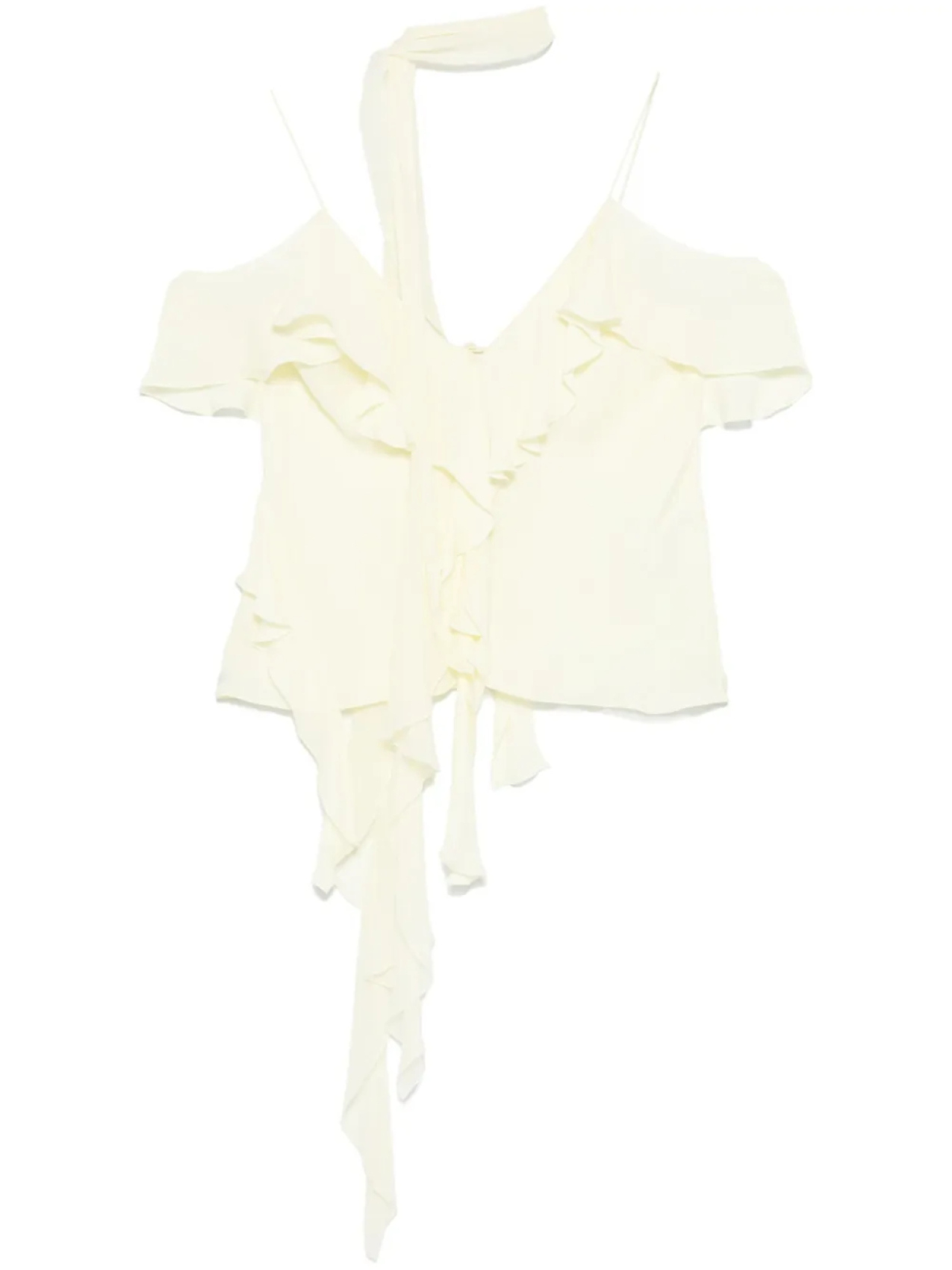 Dorothee Schumacher топ с оборками, желтый 
Dorothee Schumacher топ с оборками, желтый