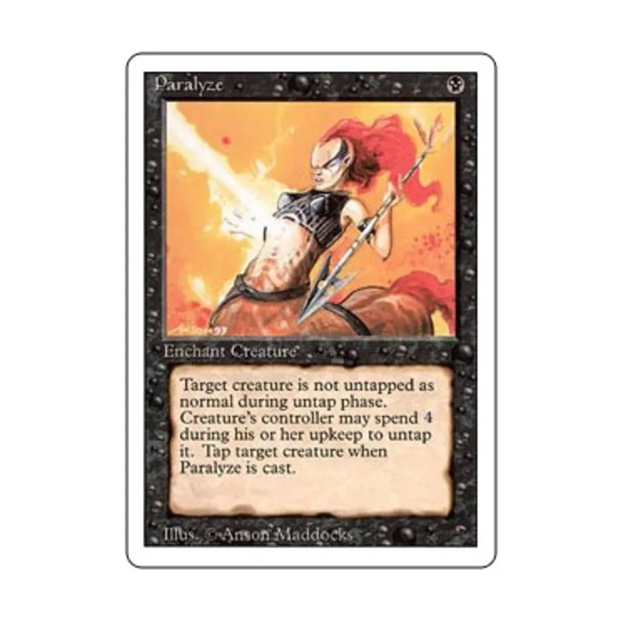 CCG Паралич (С), MTG - 3rd Edition (Revised)
CCG Паралич (С), MTG - 3rd Edition (Revised)