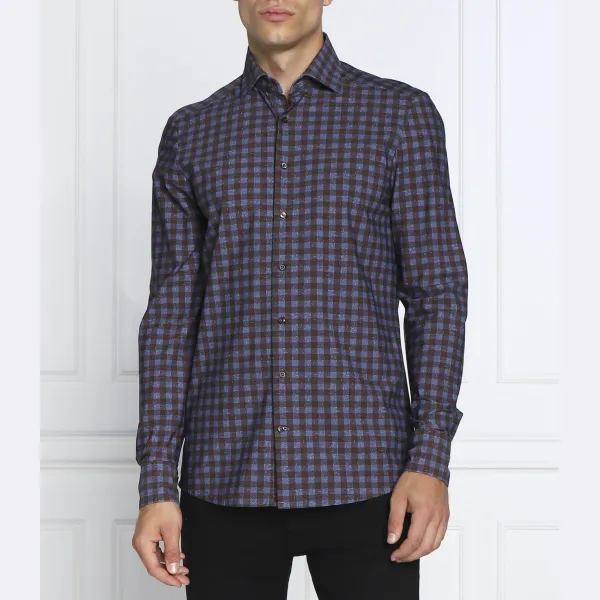 Рубашка узкого кроя Stenströms, коричневый
Рубашка узкого кроя Stenströms, коричневый